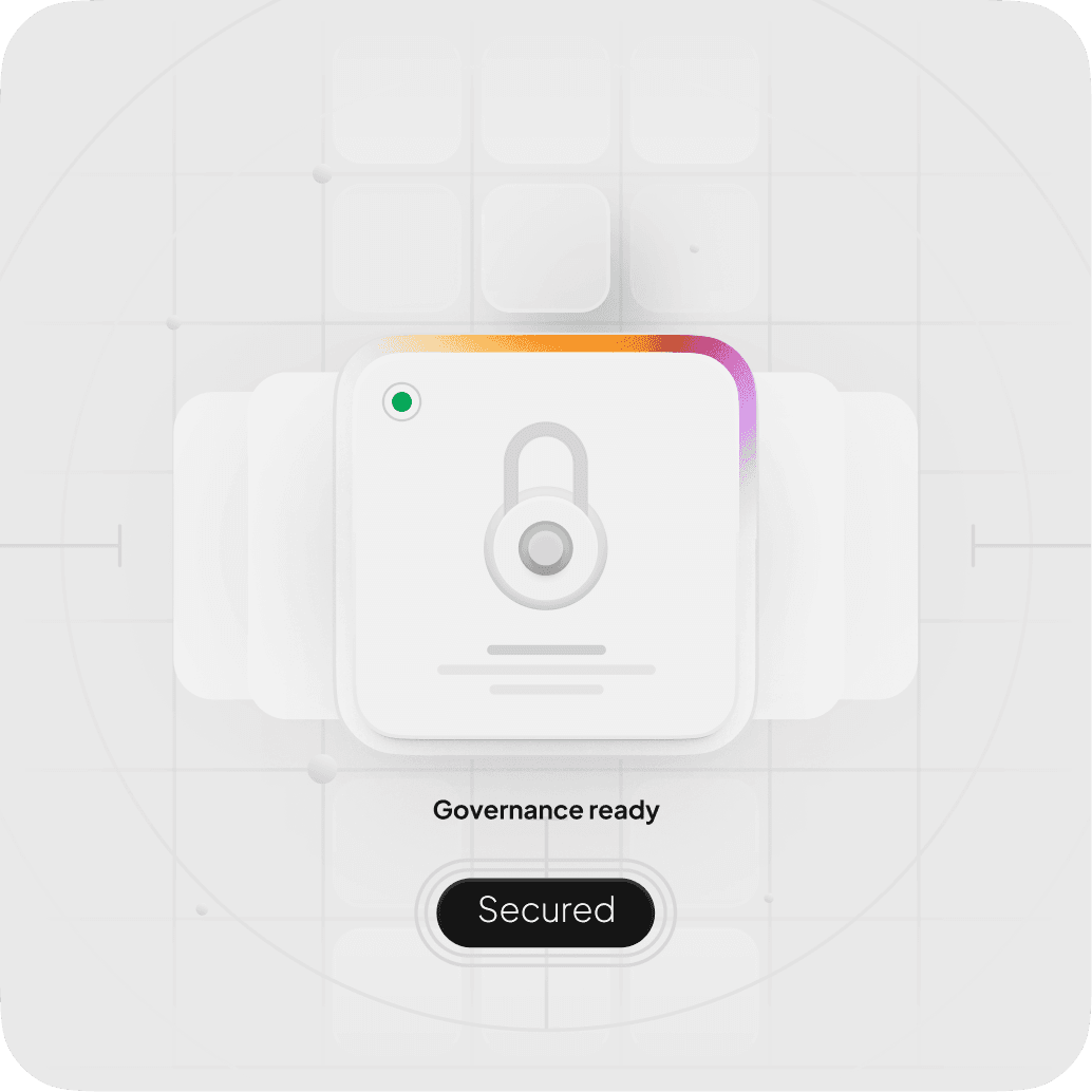Abstract UI boxes