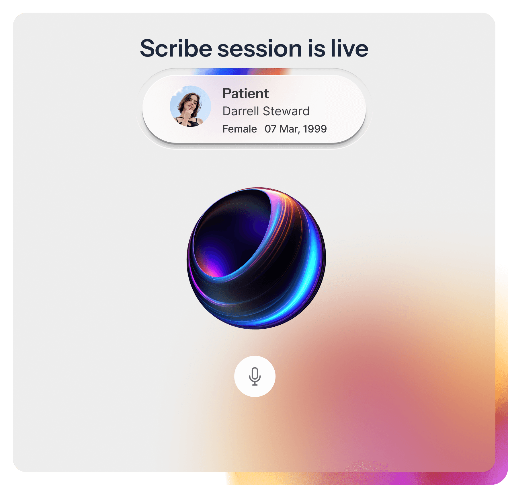 Scribe Session